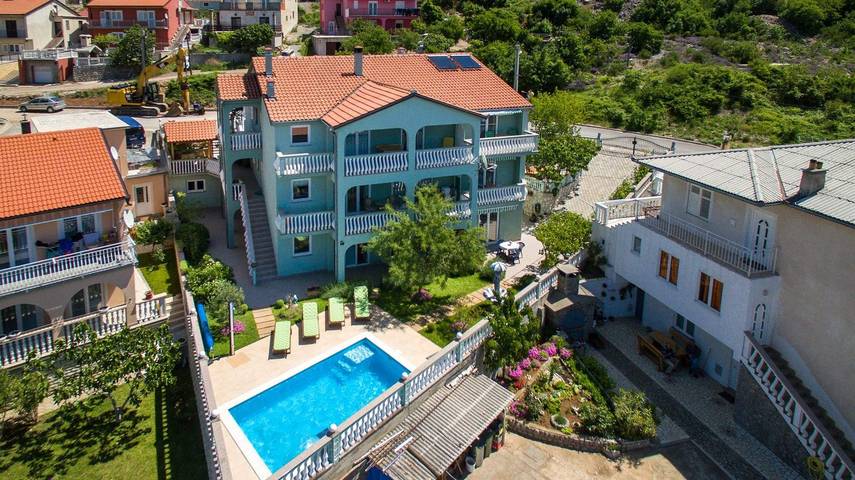 Zimmer mit Terrasse und Meerblick Senj S-23592-a in Senj, Kvarner Festland