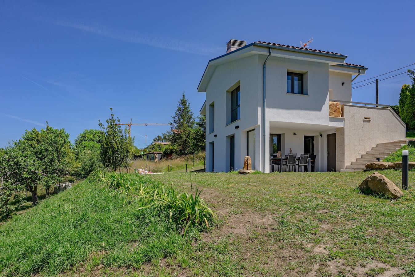 Ganze Wohnung, Apartment „Tierra“ mit Meerblick, privater Terrasse und Wlan in Villaviciosa, Costa Verde (Spanien)