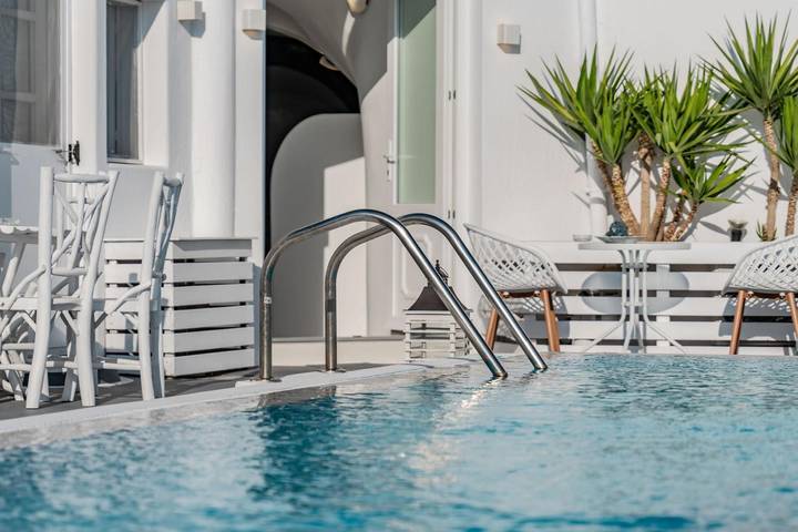 Apartamento entero, Apartamento 'Grand Suite Twin' con Wi-Fi y aire acondicionado in Santorini