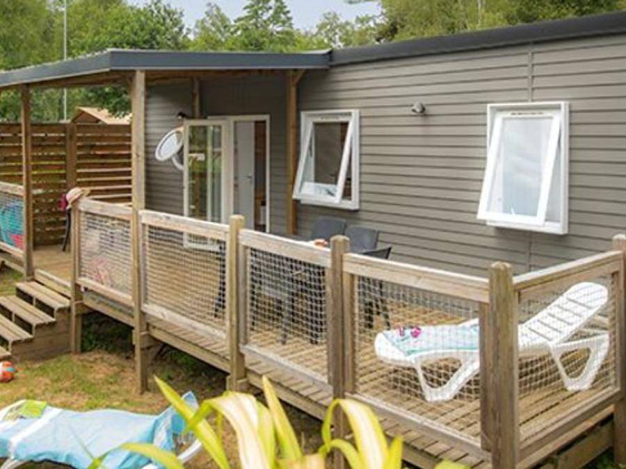 Hu Park Albatros Village - Mobilheim 6 personen - Comfort | 3 Zi. | 6 Pers. | Erhöhte Terrasse | Clim. in San Vincenzo, Etruskische Küste