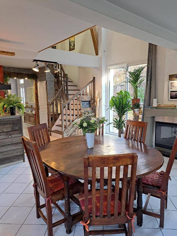 Maison de vacances pour 8 personnes, avec jardin ainsi que jacuzzi et sauna