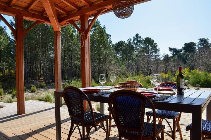 Maison de vacances pour 6 personnes, avec Terrasse et Jardin à Vensac