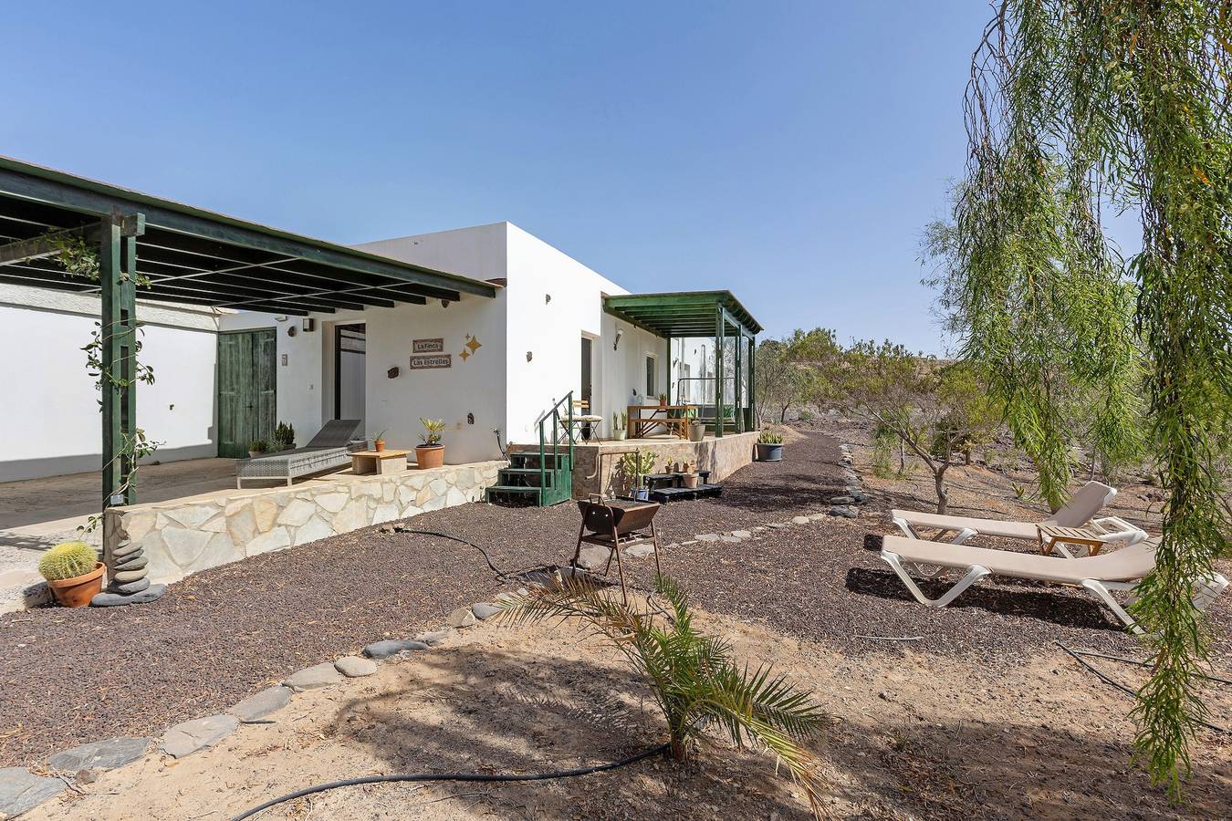 Casa de vacaciones "La Finca Las Estrellas" con vistas a la montaña, jardín y Wi-Fi in Tuineje, Fuerteventura
