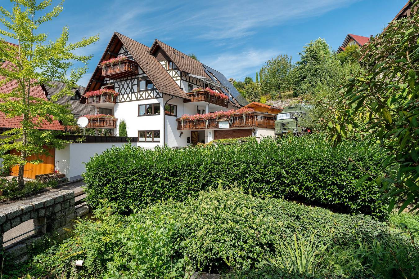 Ganze Wohnung, Ferienwohnung 'Schwarzwaldliebe' mit privatem Balkon, Gemeinschaftsterrasse und Wi-Fi in Sasbachwalden, Mittlerer Schwarzwald