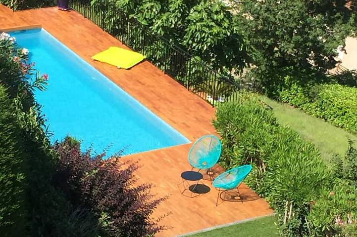 Gîte pour 3 personnes, avec Jardin et Piscine