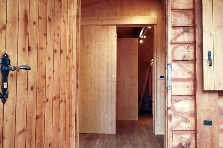 Bungalow für 2 Personen, mit Terrasse und Ausblick in den Alpen - 4