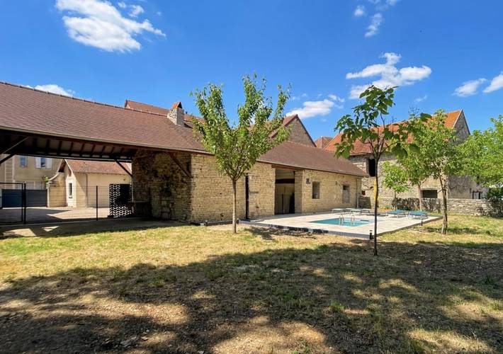 Maison de vacances pour 10 personnes, avec jardin ainsi que piscine et terrasse