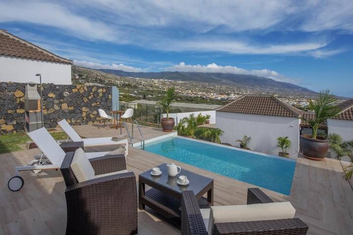 Chalet para 2 personas, con jardín además de piscina y vistas en La Palma - 4