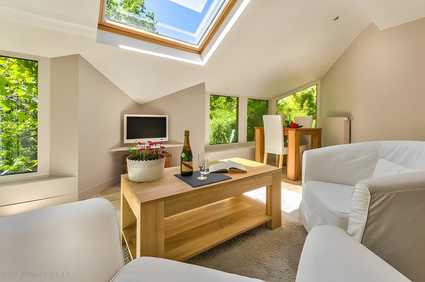 Entire apartment, Apartment 'Maison Des Bois - Des Bois' with Shared Terrace, Communal Garden and Wi-Fi in Bièvres, Essonne