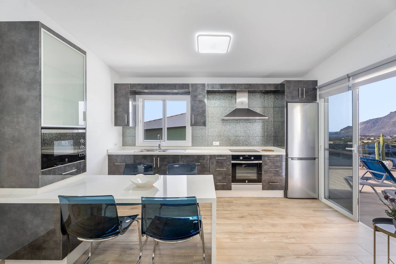 Casa vacacional 'Casa Mar Azul' con vistas al mar, terraza privada y Wi-Fi in Frontera , El Hierro