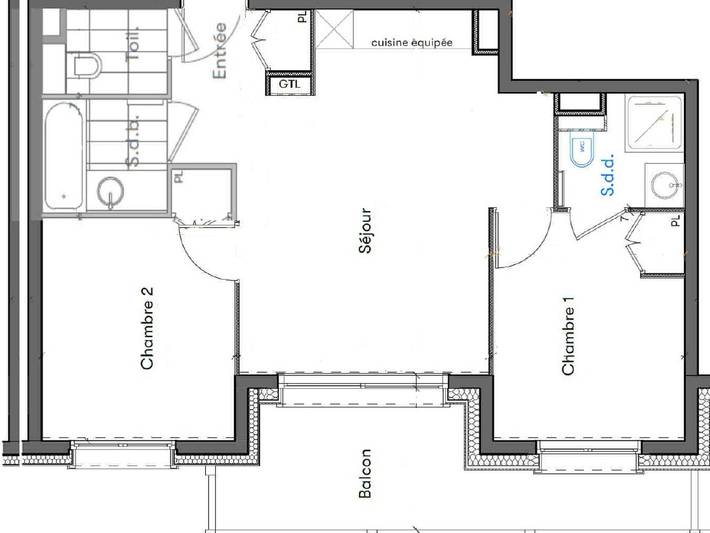 Ganze Wohnung, Neues 3-Zi-Apartment in Les Saisies, 6 Pers, inkl. Parkplatz in Villard-sur-Doron, Albertville und Umgebung