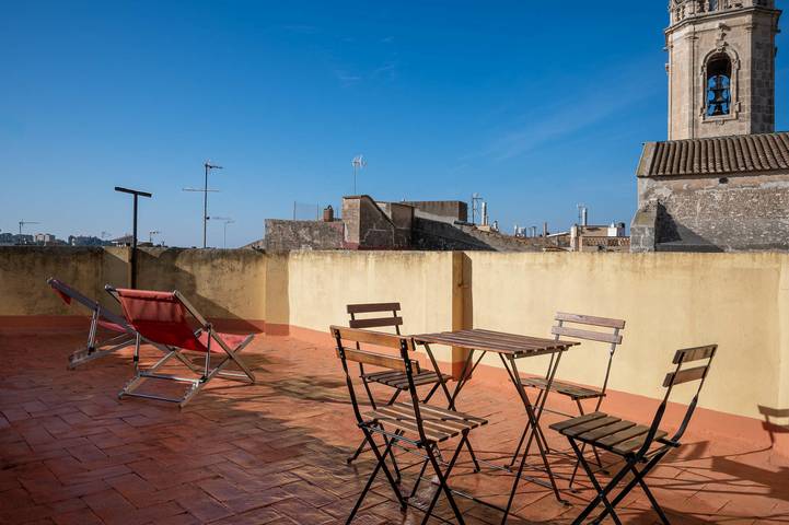Ferienwohnung für 3 Personen, mit Terrasse und Ausblick in Torredembarra