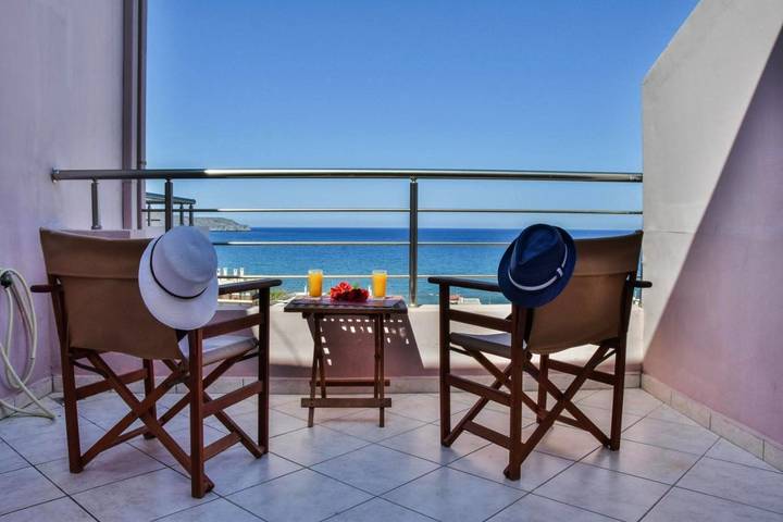 Appartement de vacances pour 5 personnes, avec Balcon et Terrasse ainsi que Jardin et Vue