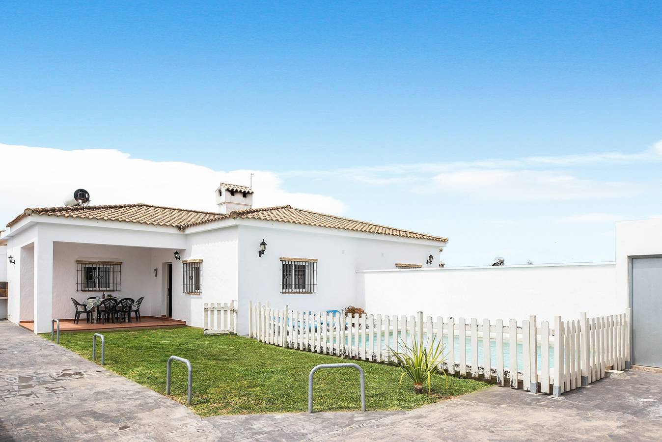 Chalet Casa Playamar près de la plage avec jardin, piscine et Wi-Fi in Playa El Palmar, Vejer de la Frontera