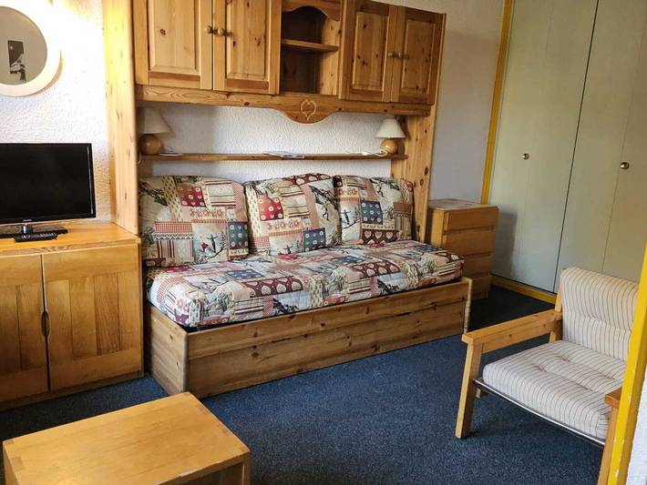 Gehele studio, Studio voor 4 personen met balkon in Les Menuires, Saint-Martin-de-Belleville
