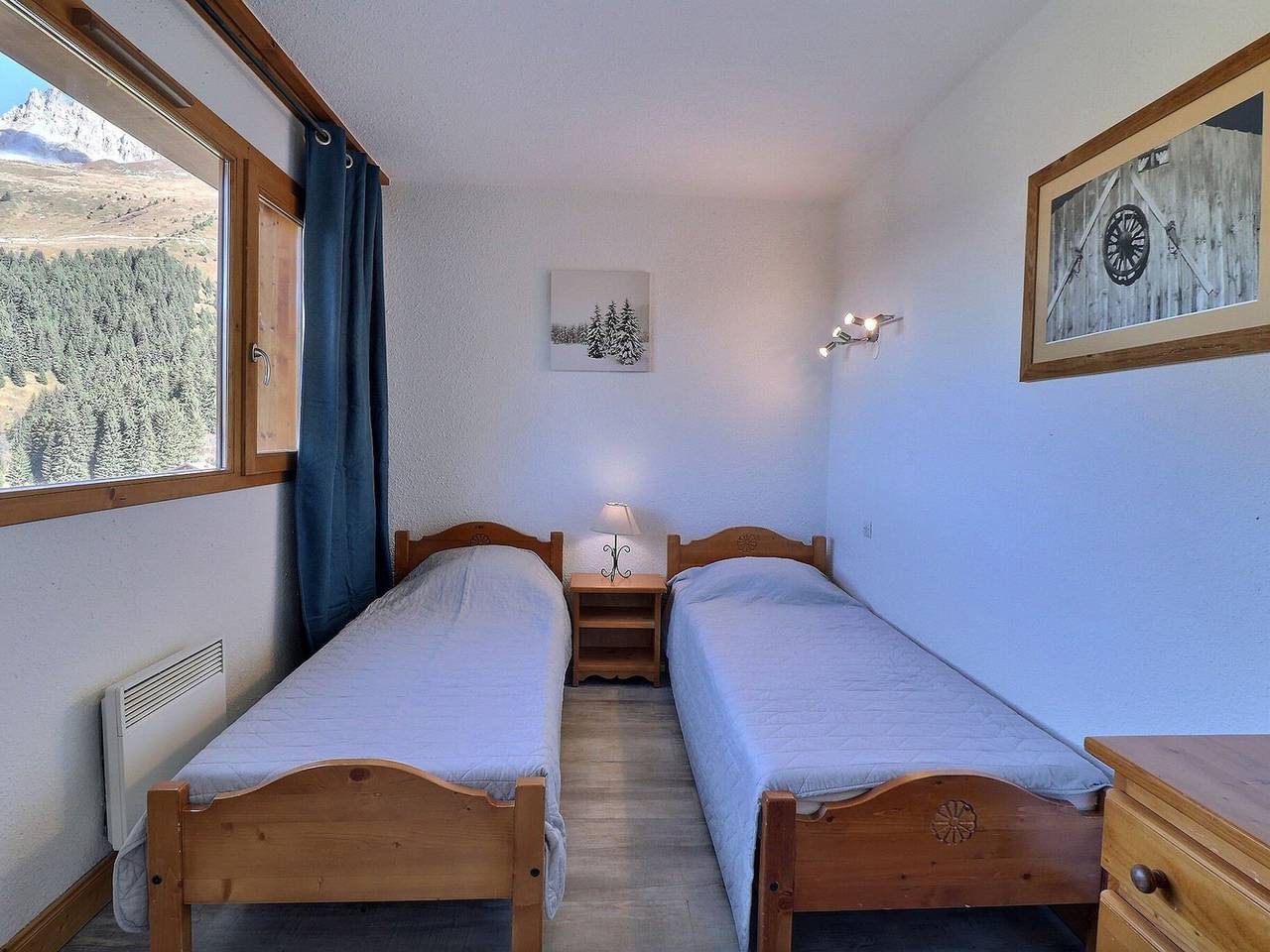 Apartamento entero, Apartamento acogedor para 4 en primera línea de pistas, Les Allues in Méribel-Mottaret, Les Allues