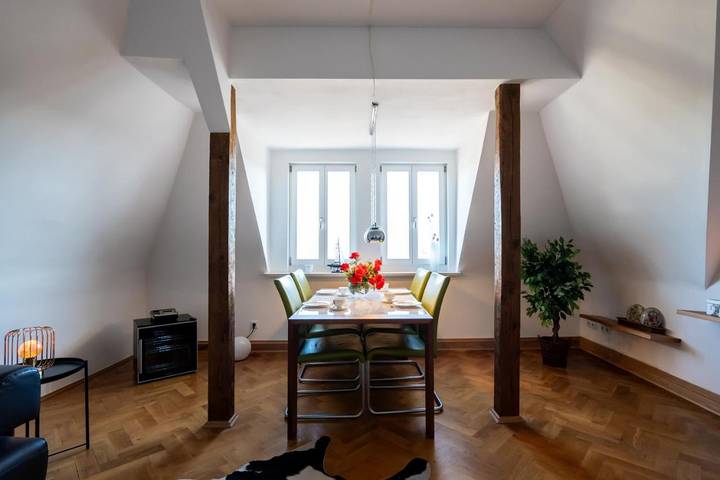 Ferienwohnung für 6 Personen, mit Sauna und Garten sowie Ausblick in Leipzig - 3