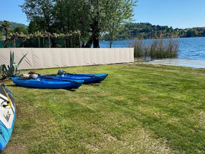 Location de vacances pour 7 personnes, avec vue sur le lac ainsi que vue et jardin, animaux acceptés dans Pettenasco - 2
