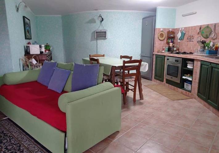 Ferienhaus für 4 Personen, mit Terrasse und Ausblick sowie Garten