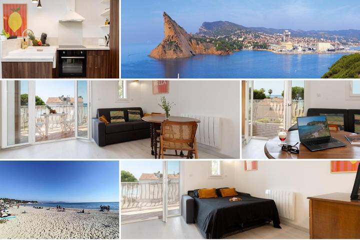 Gîte pour 4 personnes, avec vue et balcon dans La Grande Plage (La Ciotat) - 2