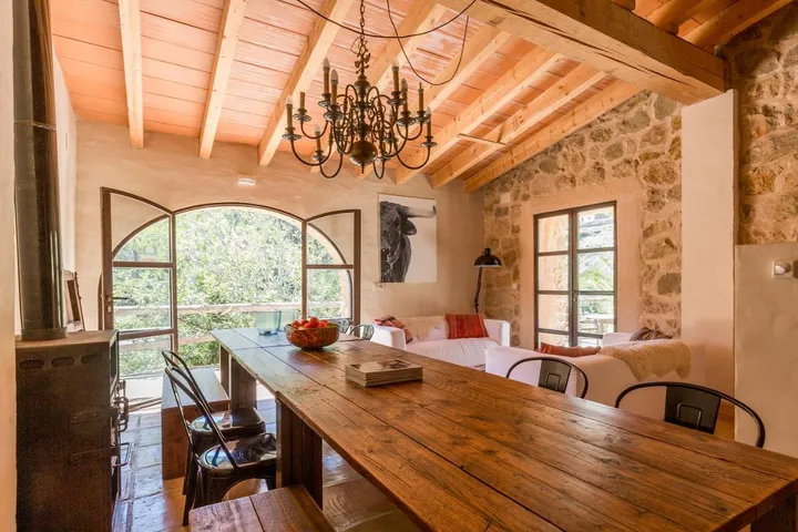 Maison de campagne pour 2 personnes, avec piscine ainsi que vue et jardin - 1