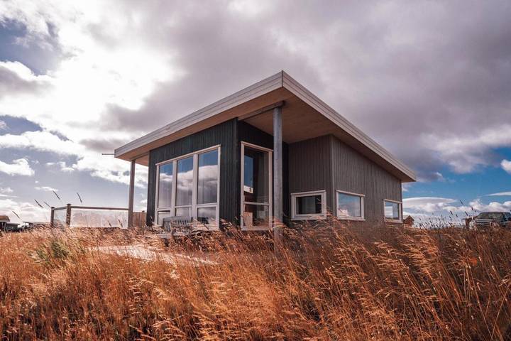 Vakantiehuis voor 6 personen, met terras en whirlpool op IJsland