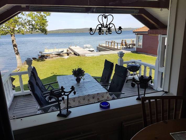 A Cottage by the lake Sommen in Sommen