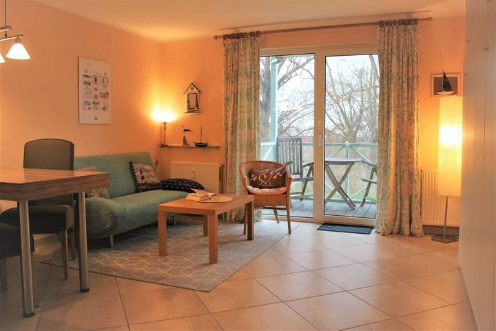 Ferienwohnung für 2 Personen, mit Balkon und Ausblick auf Insel Poel
