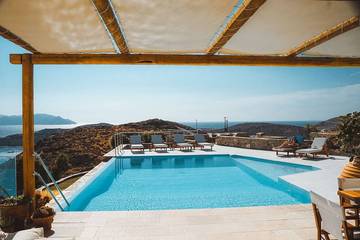 Location de vacances pour 10 personnes, avec jardin, animaux acceptés dans Chora (Ios)