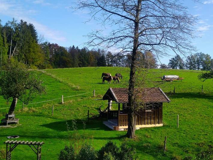 Ferienhaus für 3 Personen, mit Balkon und Balkon/Terrasse sowie Terrasse und Garten im Tölzer Land - 3