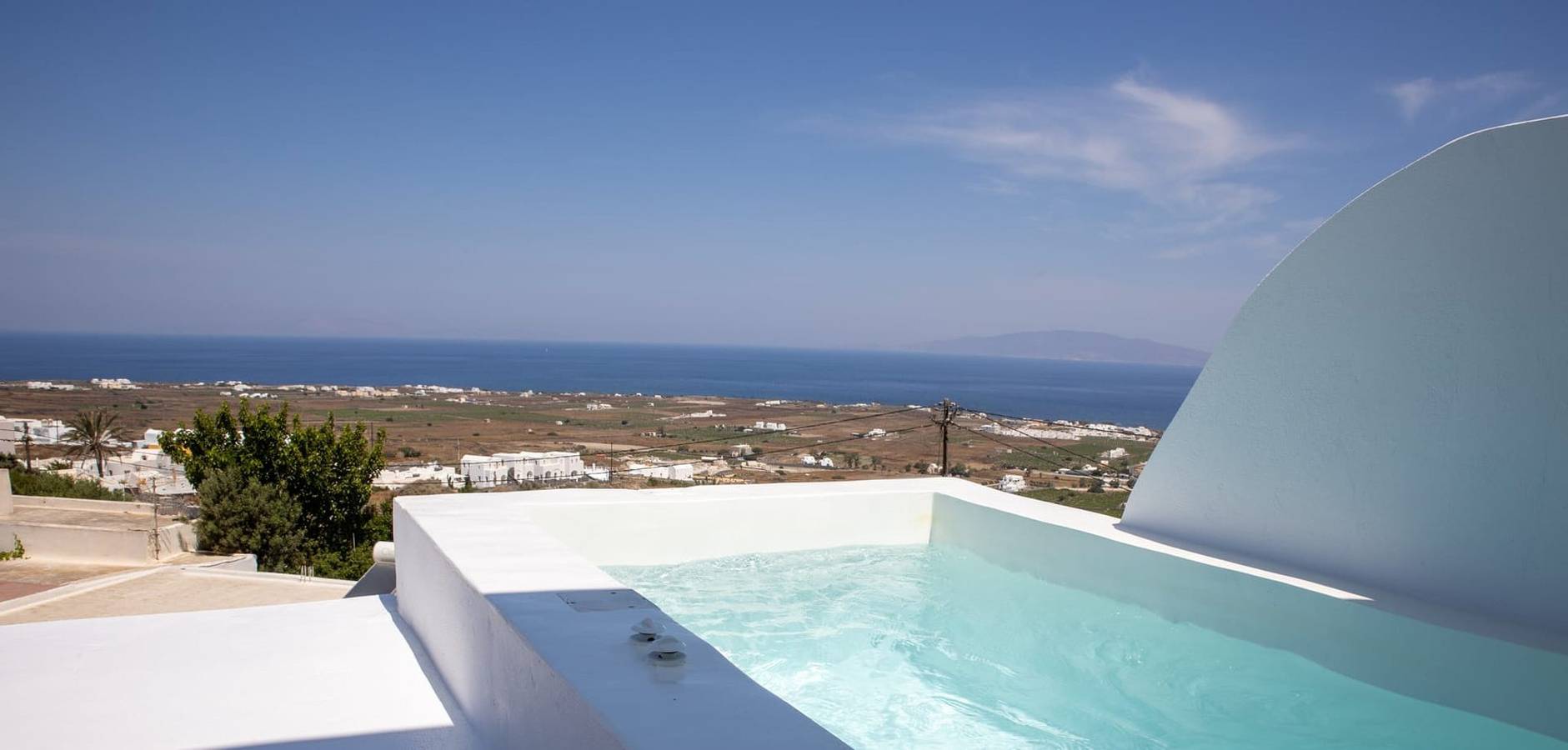 Villa voor 3 personen met uitzicht op zee in Finikia, Santorini