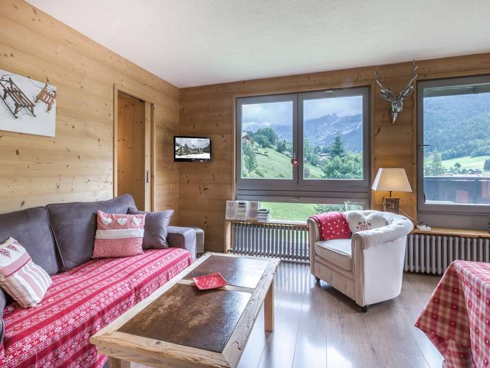 Appartement de vacances pour 6 personnes, avec terrasse, animaux acceptés à La Clusaz