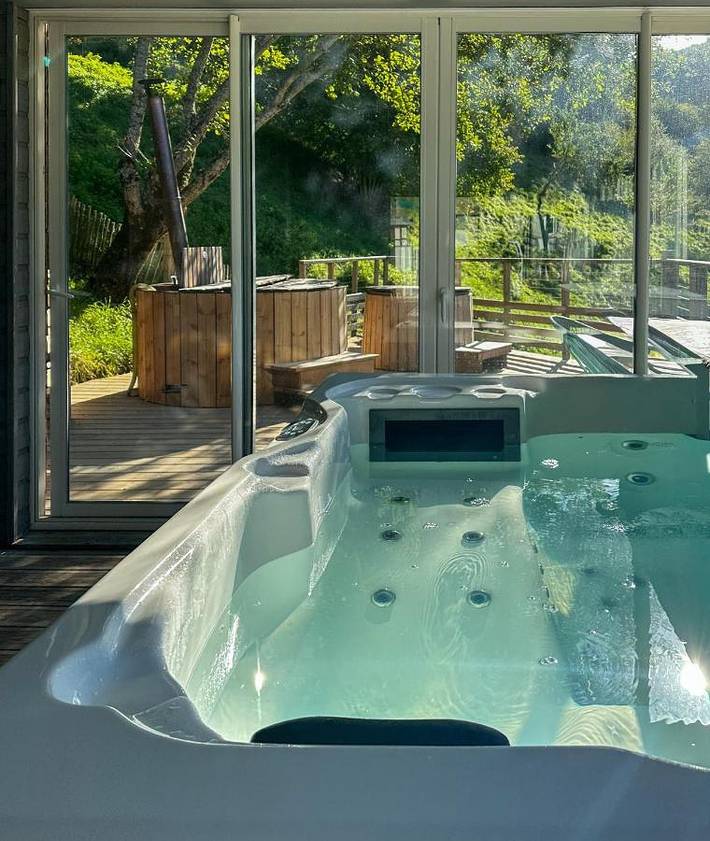 Hôtel pour 4 personnes, avec jardin et jacuzzi ainsi que sauna et piscine à Boutx - 3