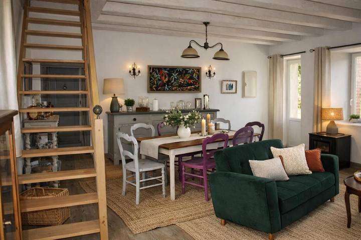 Location de vacances pour 6 personnes, avec jardin et piscine, adapté aux familles à La Jaille-Yvon - 4