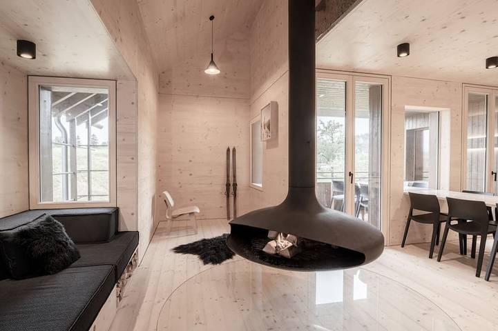 Chalet für 6 Personen, mit Terrasse und Garten am Forggensee