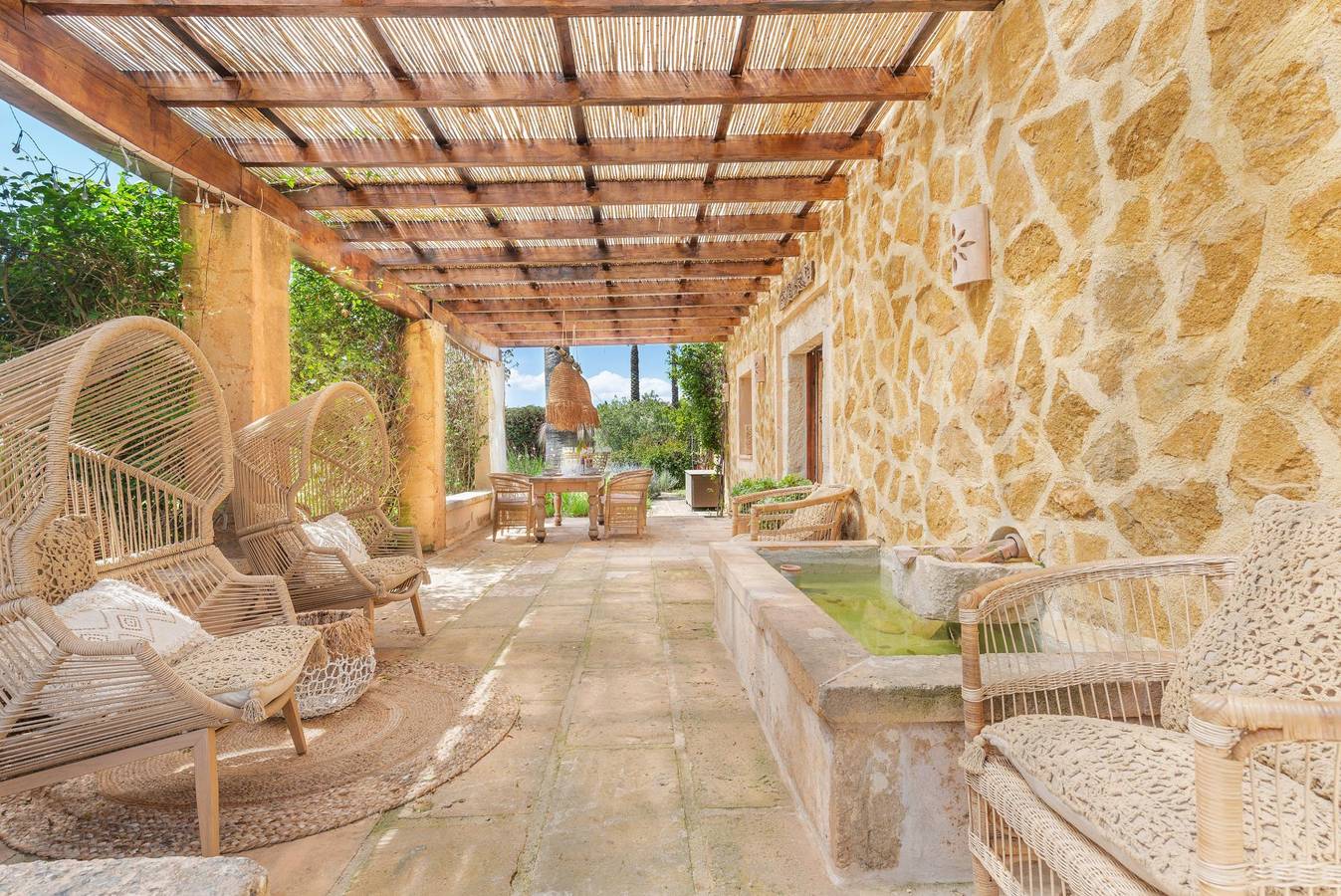 Le Petit Paradis - Finca de estilo boho con piscina privada y Wifi Gratis. in Binisalem, Interior de Mallorca