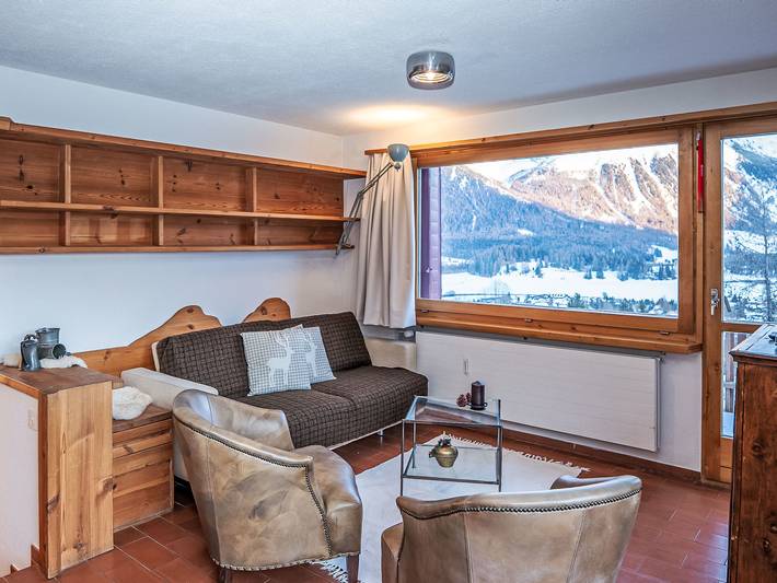 Ferienwohnung für 4 Personen, mit Balkon und Ausblick sowie Garten, mit Haustier in Celerina - 2