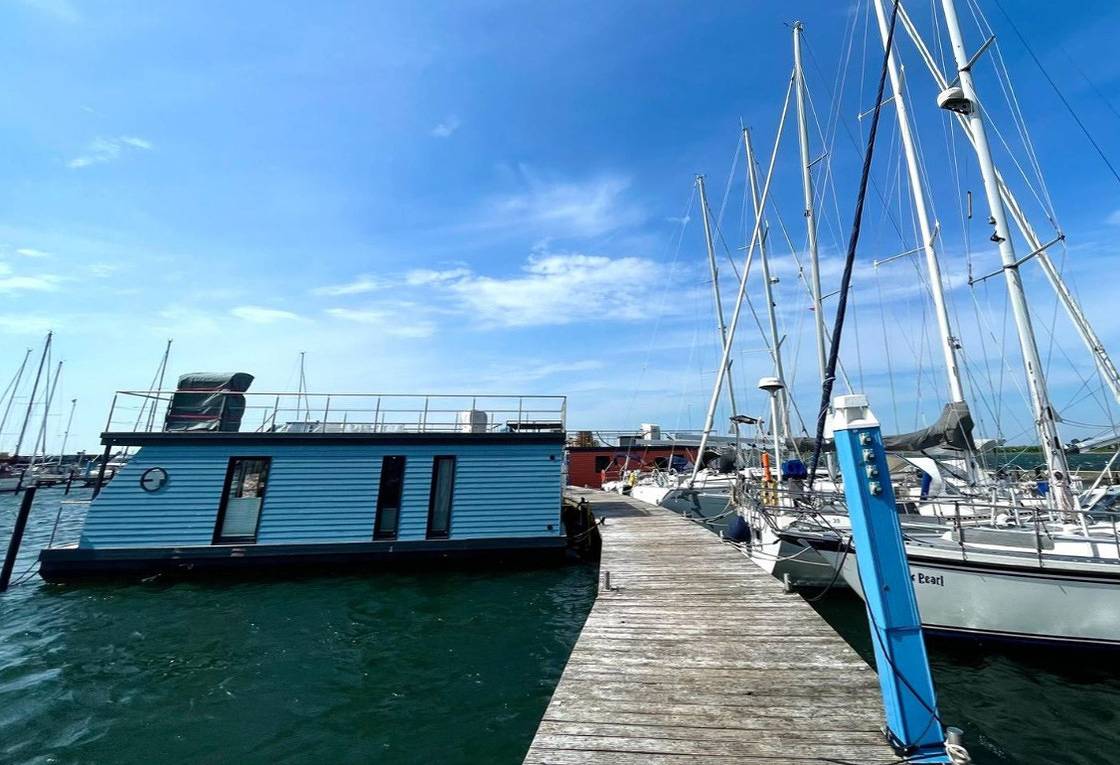 Hausboot Lillemor in Ostfehmarn, Burgtiefe Südstrand