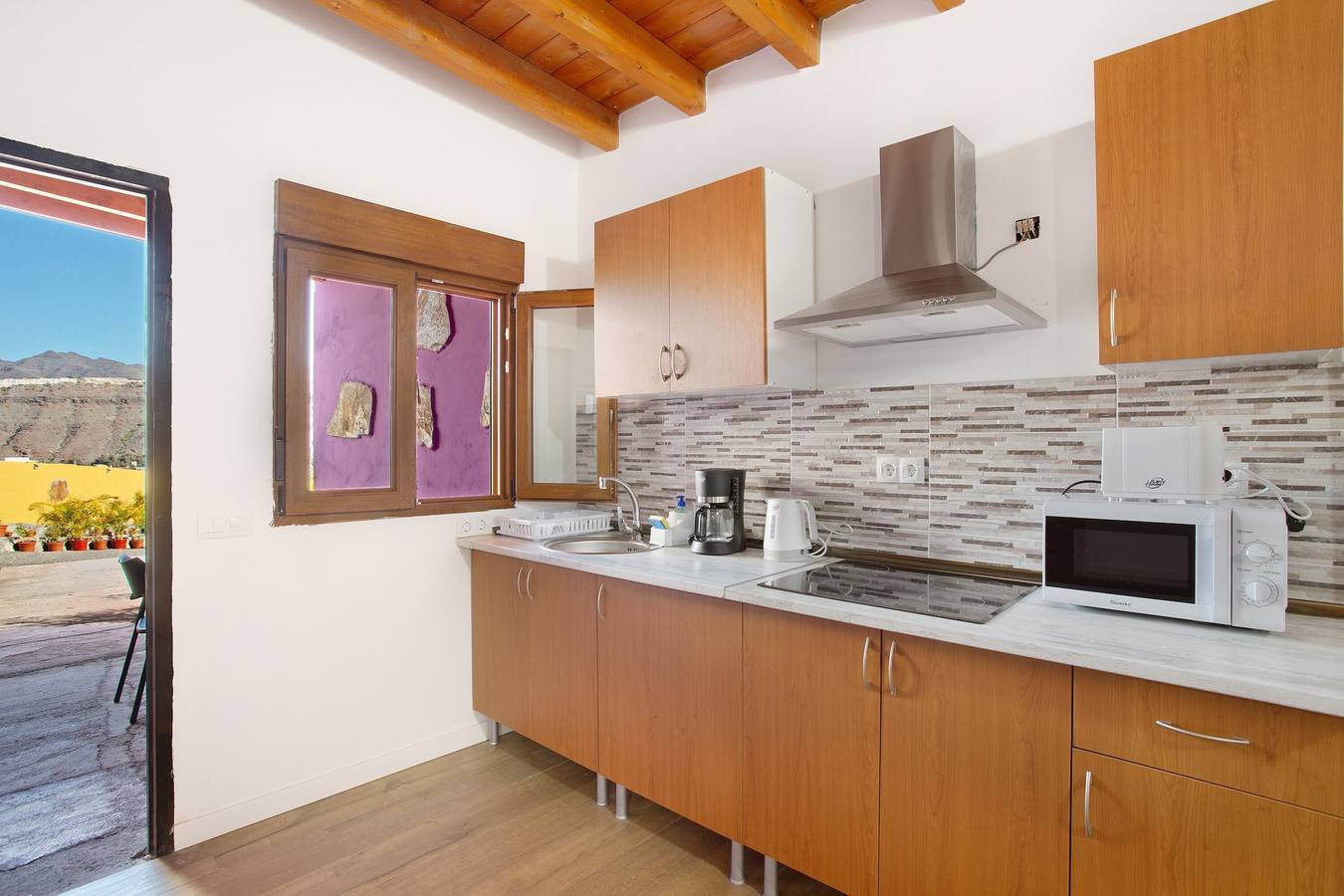 Casa de vacaciones 'Villa Paraiso Aldeano 1+2' con vistas a la montaña, piscina privada y Wi-Fi in La Aldea de San Nicolás, Gran Canaria Oeste
