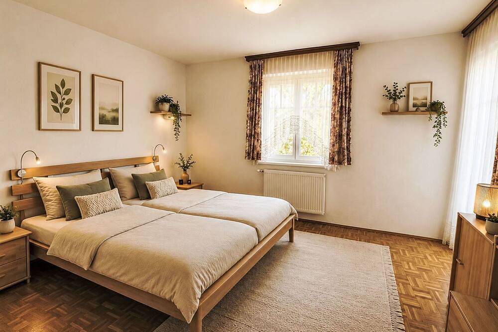 Wunderbares alleinstehendes Ferienhaus mit Klimaanlage,  W-Lan, Tv, Terrasse und Haustiere erlaubt in Karawanken und Bachergebirge, Eberndorf
