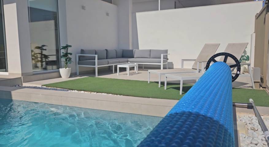 Casa de vacaciones para 6 personas, con jardín en San Javier