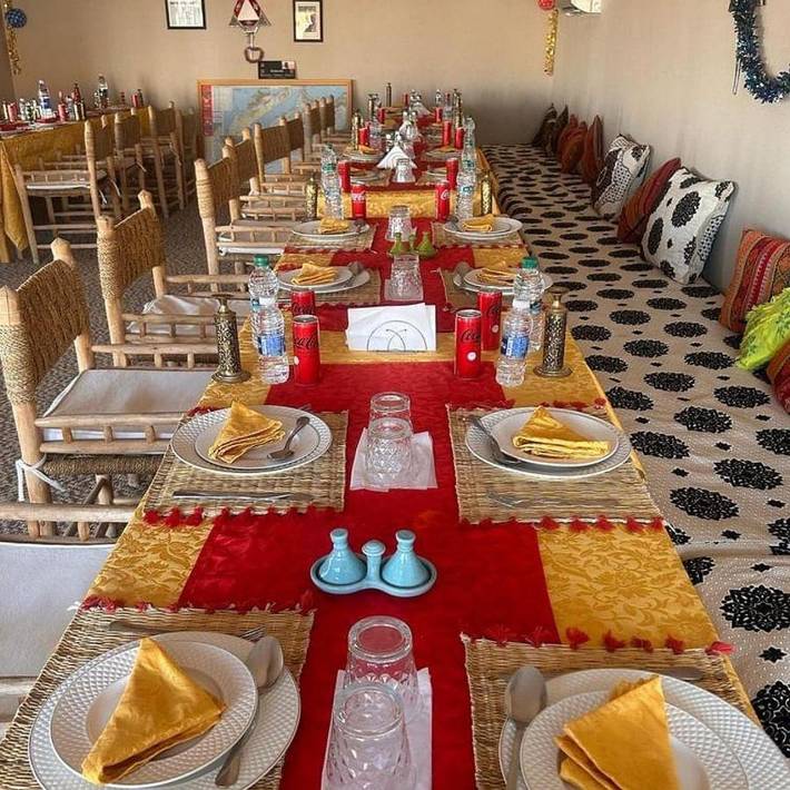 Gîte pour 5 personnes, avec vue et jardin ainsi que piscine et vue sur le lac, adapté aux familles dans Merzouga - 4