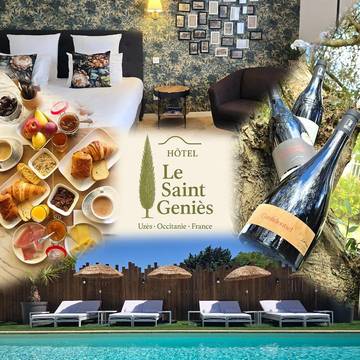Hôtel pour 2 personnes, avec piscine et jardin à Uzès