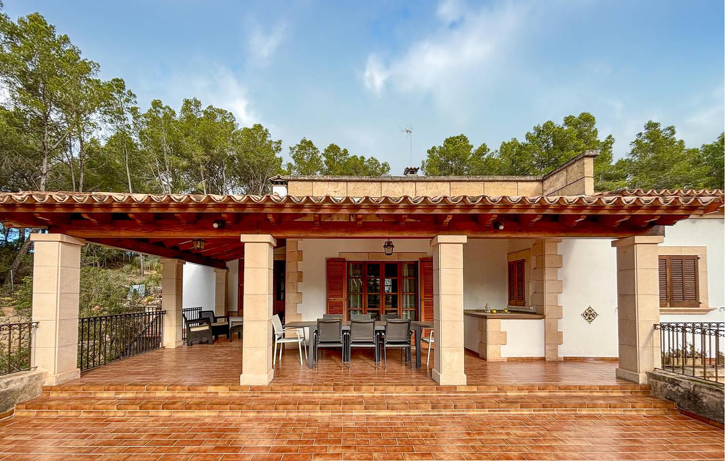 Feriehus for 10 personer med udsigt in Andratx, Vest Majorca