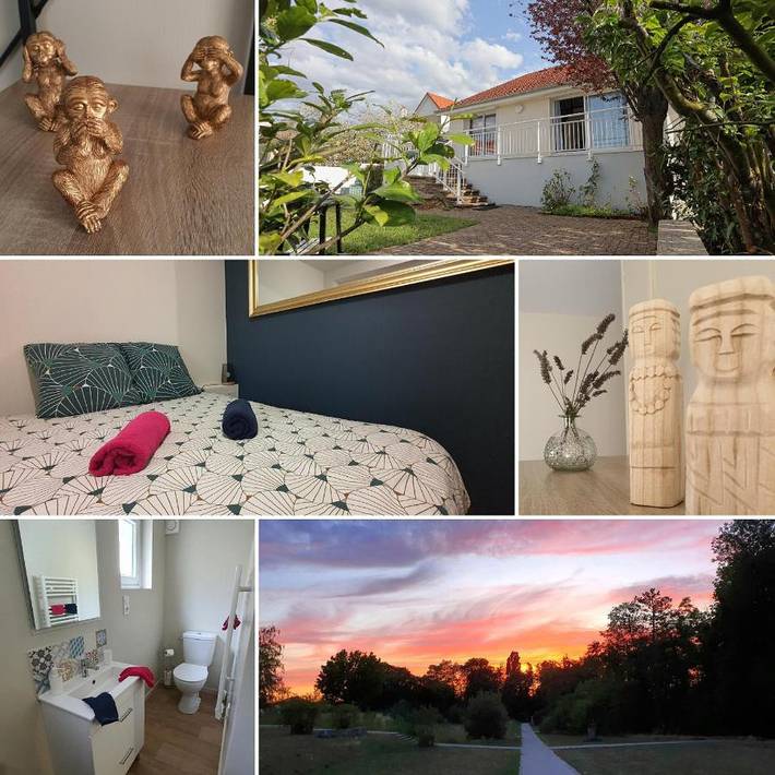 Location de vacances pour 2 personnes, avec jacuzzi ainsi que terrasse et jardin à Chaumont - 4