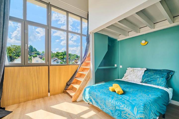 Gîte pour 10 personnes, avec terrasse et vue à Le Pecq - 4