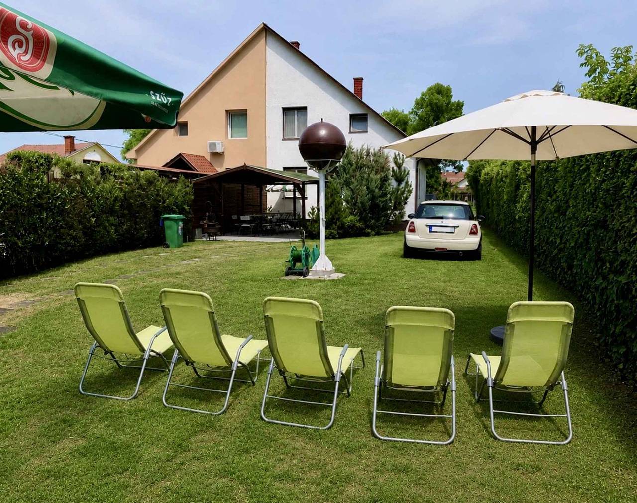 Ferienhaus 50 m zum Balaton mit eigenem Steg und Boot in Szantod, Plattensee Südufer