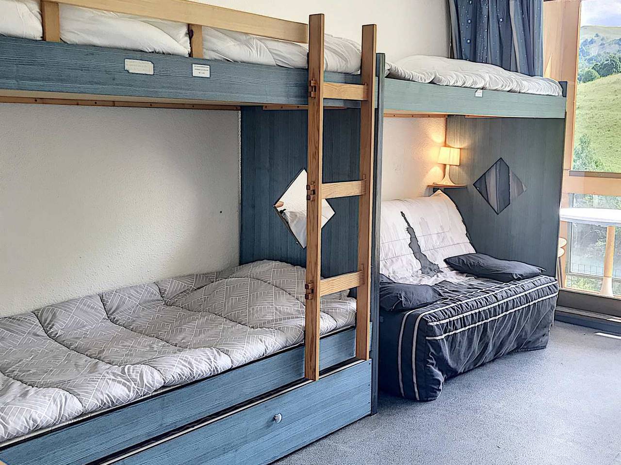 Estudio entero, Studio fonctionnel · Skis aux pieds · Balcon vue pistes · Wifi gratuit in Le Corbier, Villarembert