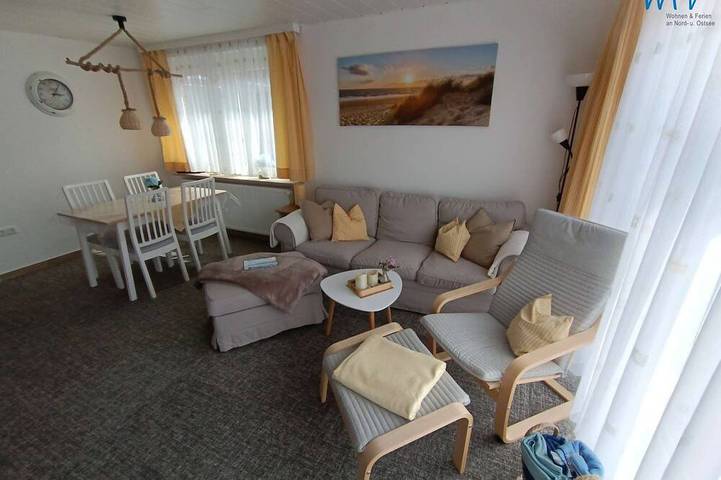 Bungalow für 4 Personen, mit Terrasse und Garten