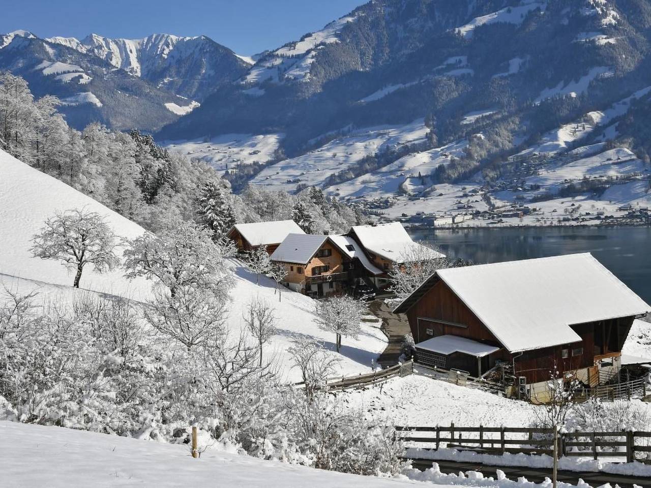 Holzhaus auf Lamahof in Sarnen, Obwalden